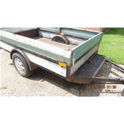 Yard trailer single axle w/ tilt (dump)