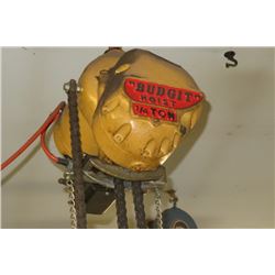 Budgit ½ ton chain hoist on rail sells as unit