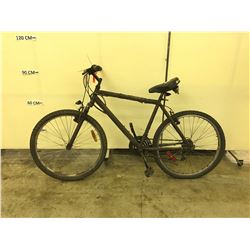 BROWN NO NAME 18 SPEED FRONT SUSPENSION MOUNTAIN BIKE