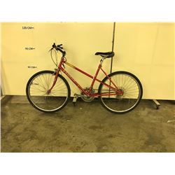 RED RALEIGH 10 SPEED ROAD BIKE