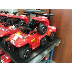 LOT OF 2 LIGHTENING MCQUEEN 6V QUAD CARS