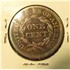 Image 2 : 1844 U.S. Large Cent, VG, marks.