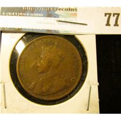 1916 Canada Large Cent, Fine.