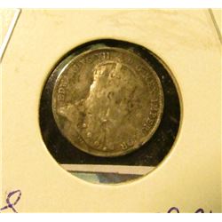 1902 Silver Canada Half Dime.
