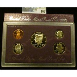 1992 S U.S. Deep Cameo Proof Set in original condition