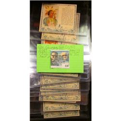 Original Complete Set (1-40) T129 Red Man Chewing Tobacco. American Indian Chiefs (1952). This is a 