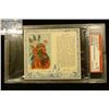 Image 1 : PSA slabbed and graded T129 RED MAN "Lean Wolf American Indian Chiefs" No. 17. EX-MT. 6.  Serial num