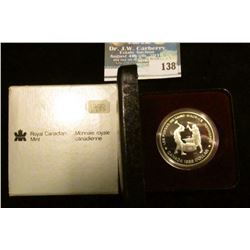 1988 Royal Canadian Mint Proof-like Silver Dollar.