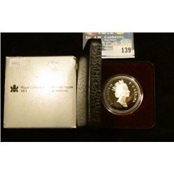 1989 Royal Canadian Mint Proof-like Silver Dollar.