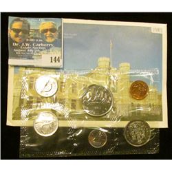 1987 Royal Canadian Mint Brilliant Uncirculated Set of Coins.