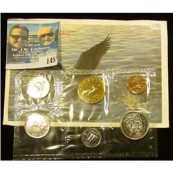 1988 Royal Canadian Mint Brilliant Uncirculated Set of Coins.