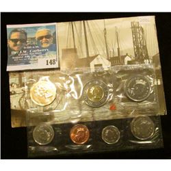 2002 Royal Canadian Mint Brilliant Uncirculated Set of Coins.