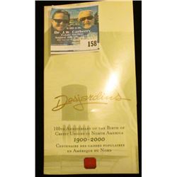 2000 "Desjardin's-Birth of Credit Unions". Proof Sterling Silver Dime.