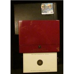 2006 Canada $3 Square Sterling Silver Coin depicting Beaver.