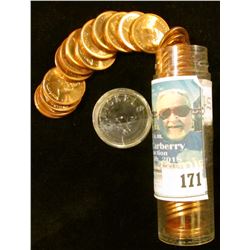 1967 Gem BU Roll of Canada Confederation Cents with Dove. (50 pcs.).