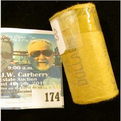 1987 Original Bank-wrapped Roll of Canada "Loon" Dollars. ($25 face value).
