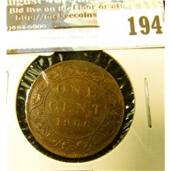 1906 Canada Large Cent. EF.