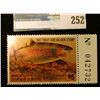 Image 1 : 1987 Artist Signed Trout and Salmon Stamp Minnesota Department of Natural Resources. Mint condition,
