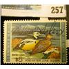 Image 1 : RW40 1973 Federal Migratory Bird Hunting and Conservation Stamp, signed, no gum.