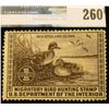 Image 1 : RW6 1939 Federal Migratory Bird Hunting and Conservation Stamp, not signed, no gum.