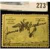 Image 1 : RW18 1951 Federal Migratory Bird Hunting and Conservation Stamp, signed, full gum.