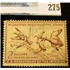 Image 1 : RW20 1953 Federal Migratory Bird Hunting and Conservation Stamp, signed, no gum.