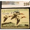 Image 1 : RW32 1965 Federal Migratory Bird Hunting and Conservation Stamp, signed, no gum.