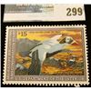 Image 1 : RW59 1992 Federal Migratory Bird Hunting and Conservation Stamp, not signed, NH, OG, VF.