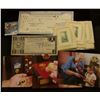 Image 2 : Set of Elvis King of Rock $5,000 & $50,000 Currency Scrip; (3) Different Coin Advertising Cards; (5)