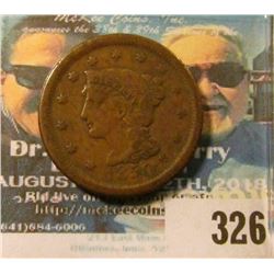 1850 U.S. Large Cent, Fine.