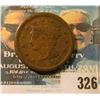 Image 1 : 1850 U.S. Large Cent, Fine.