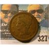 Image 1 : 1852 U.S. Large Cent, Fine.