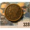 Image 1 : 1853 U.S. Large Cent, Very Fine.