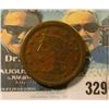 Image 1 : 1853 U.S. Large Cent, Very Fine.