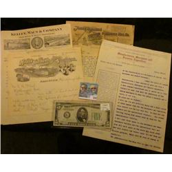 1907 Letter on letter head "Hisgen Brothers Proprietors of 4 Brothers Axle Grease Co. Brothers Indep