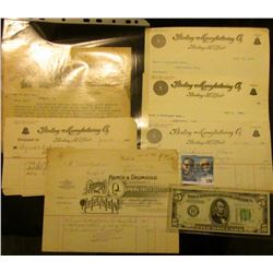 (3) 1894-1895 era Invoice and letters on letter head from "Hench & Dromgold Manufacturers of Spring-