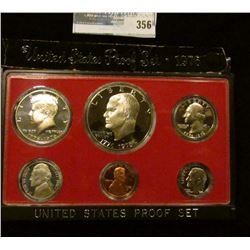 1976 S U.S. Cameo Frosted Proof Set in original box as issued.