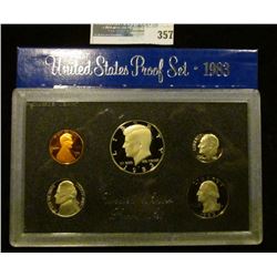 1983 S U.S. Cameo Frosted Proof Set in original box as issued.