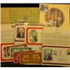 Image 1 : Mount Rushmore, (2) different George Washington, & a Thomas Jefferson First Day of Issue Covers with