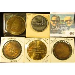 1864-1973 Grand Commandery Knights Templar of Iowa 109th Annual Conclave…Ames, Iowa, 39mm, Brass, BU