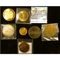 1974 Amana Colonies, Iowa Brass, BU Medal; Ankeny, Ia, Aviation Medal; 1969 Carrol, Iowa "Holy Spiri