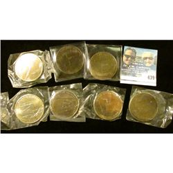 (7) Creston, Iowa Railroad Medals, 39mm, BU.