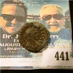 Egyptian Roman Bronze, approximately 258 A.D.. Eagle reverse.