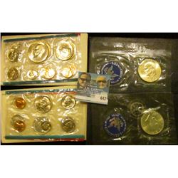 1972 & 1973 U.S. Mint Sets; & 1971S And 1972S Silver Uncirculated Ike Dollars In Original Government