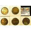 Image 2 : (5) Different Iowa Centennial Medals, includes: Ferguson, Carson, Corwith, Curlew, & Clarion, Iowa.