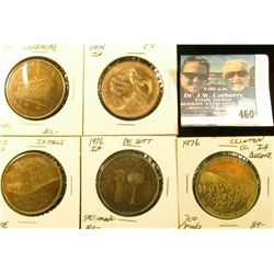 "The Old Mill Iowa Falls 1856-1925" American Revolution Bicentennial Brass Medal, BU, 39mm, mtg. 300