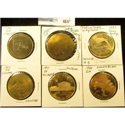 1999 Emmetsburg, Iowa Irish Dollar, Brass, BU, 39mm; 1891-1971 Fort Dodge, Iowa Brass Medal, BU, 39m