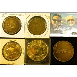 (5) Different Iowa Centennial Medals, includes: Fonda, Northboro, Mt. Auburn, Merrill, & Holland, Io