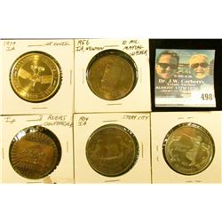 June, 1972 Scandinavian Dollar Story City, Iowa, 39mm, nickel; June, 1974 Scandinavian Dollar Story 