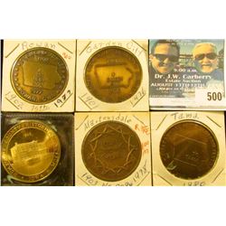 1901 1976 Garden City, Iowa Diamond Jubilee brass medallion; "Undefeated World's Wrestling Champion 